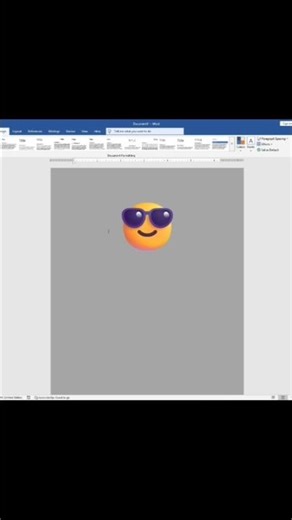 How to type Emojis in MS Word using Keyboard Shortcuts! 😎#srilanka #viral #trending #foryou #short