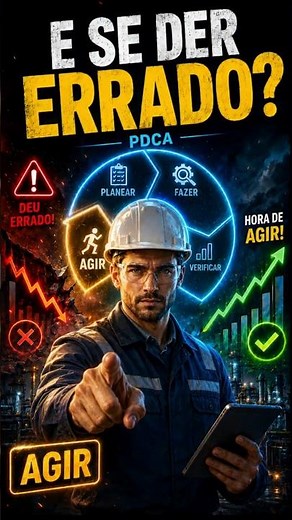 PDCA: DEU ERRADO, E AGORA? | Ciclo PDCA