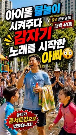 그냥 평범한 아빠인 줄 알았는데, 마이크 잡자마자 무대 장악