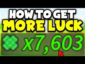 How to get x7603 Luck in Prospecting Roblox
