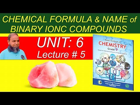 Chemical formula and name of binary ionic compounds, Stoichiometry, Class 9 chemistry chapter 6 fb