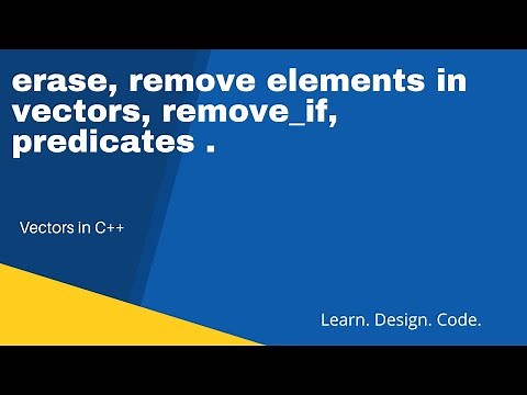 removing and erasing the elements from a vector, using predicates.