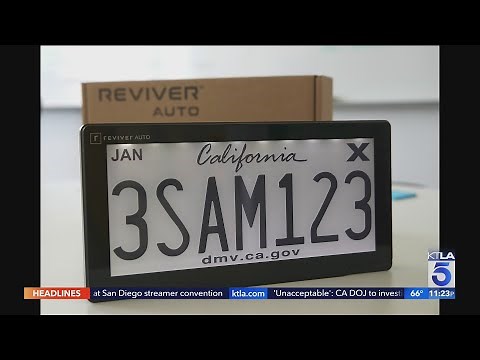 New California law legalizes digital license plates