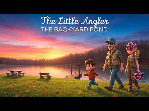The Little Angler: The Backyard Pond | Kids Fishing Story & Read Along