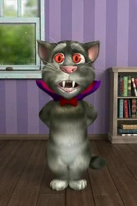 talking tom vampire
