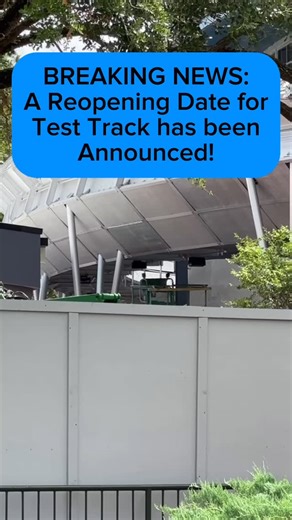 WDW News Today | Disney announced the reopening date for Test Track presented by General Motors at EPCOT! The reimagined Test Track presented by General... | Instagram
