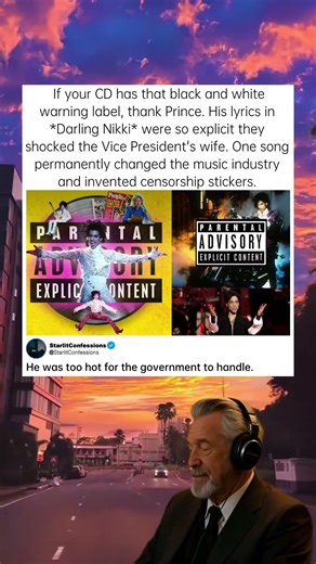 One song permanently changed the music industry. #ParentalAdvisory #MusicCensorship #PrinceHistory