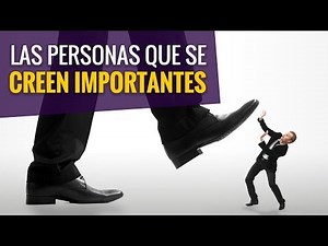 Personas que se creen importantes / Juan Diego Gómez G.