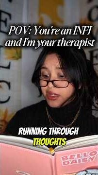 POV: You're an INFJ and I'm your therapist #mbti #shorts