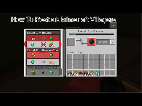 Minecraft How To Fix Villagers Not Restocking