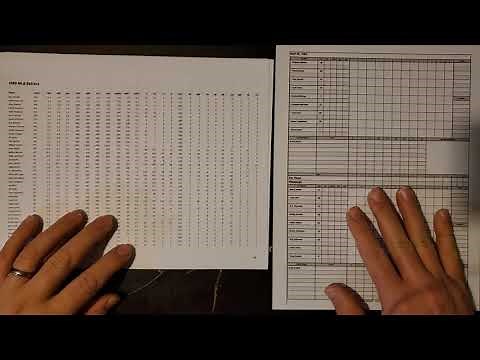 Full Demo Using the Decade Roster Sheets (Start to finish) / On Base Baseball