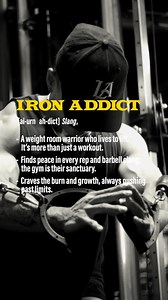 An iron addict isn’t just someone who lifts—it’s someone who finds strength and peace in every rep, every clang of the barbell. 🏋️‍♂️💥 For the warriors who are #DefinedByGolds, the weight room is home. ⁣ ⁣ Are you one of us? 💪⁣ ⁣ #IronAddict #WeightRoomWarrior #GoldsGym" | Gold's Gym