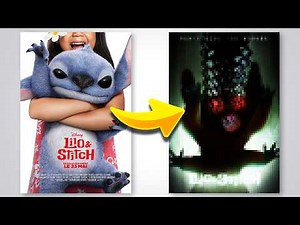 Turning Disney Movie Posters Into Horror