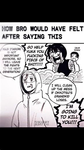 BRO REALLY SAID THAT? 💀 | Yuji Itadori Edit | #anime #jjkedit #yuji #gojo #sukuna #toji #yuta