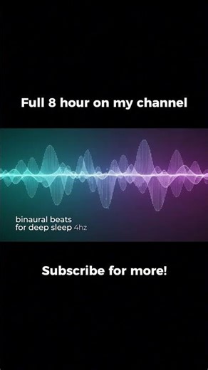 🎧 4hz Binaural Beats Theta - Deep Sleep Meditation - 8 Hours - No Ads - Focus - Memory - Calming