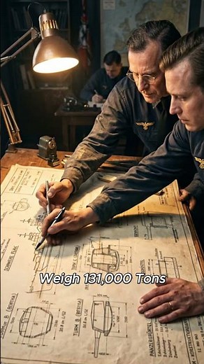 Germany's 131,000-Ton Super Battleship That Was Never Built | H-44 #Shorts