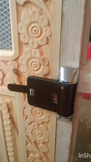 Perfect door closer installation #DoorCloser #artist #tools #ideas #skills joinery woodworking #hack