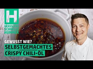 Quick homemade crispy chili oil recipe by Steffen Henssler
