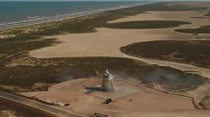 Starhopper flight test drone footage Project by: Space X Source: Space x via Instagram If you as righteous owner want to have your content removed from this channel DM us #tech #design #future #engineering #technology #space #spacex Follow @wevolverapp to learn more about robotics technologies | Wevolver.com
