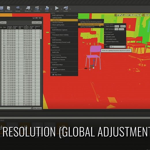 UE4 Lightmap UVs - Global Adjustments | Community tutorial