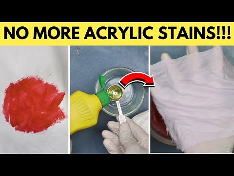 How to Get Acrylic Paint Out of Clothes: Remove Latex & Dried Paint Stains from Fabric and Jeans