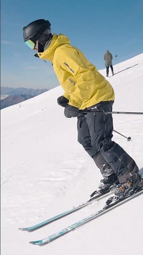 Un-Weight the Inside Ski for Better Ski Turns | #shorts