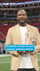 2.4K views · 28 reactions | Thanks to Champ Bailey for sharing why it’s so important to stay on top of your health by scheduling (and attending) your regular wellness exams. Don’t wait to take charge of your health. Your wellness matters! | Aflac | Facebook