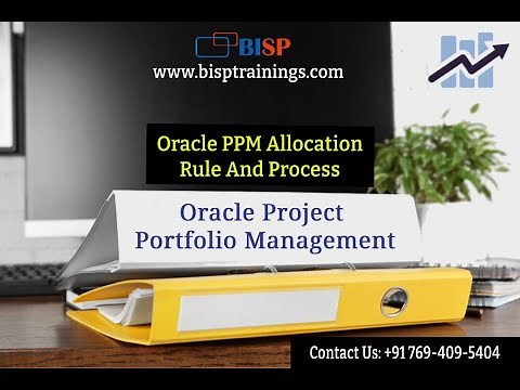 Oracle PPM Allocation Rule and Process | Oracle PPM Tutorial | Oracle PPM Implementation | PPM Jobs