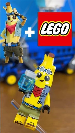 Building Adventure Peely from Fortnite in LEGO