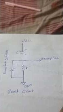 reset circuit and its types in embedded system in Telugu explanation
