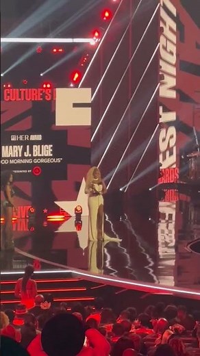 Mary J Blige honored at the BET Awards