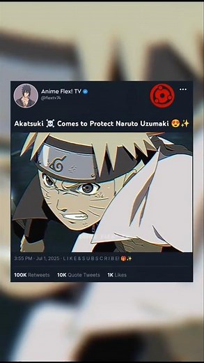 Akatsuki ☠️ Comes to Protect Naruto Uzumaki 😍✨