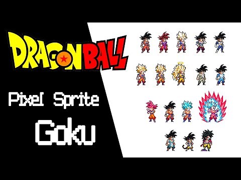 Dragon Ball Pixel Sprite-Goku Collection[Pixel Art]