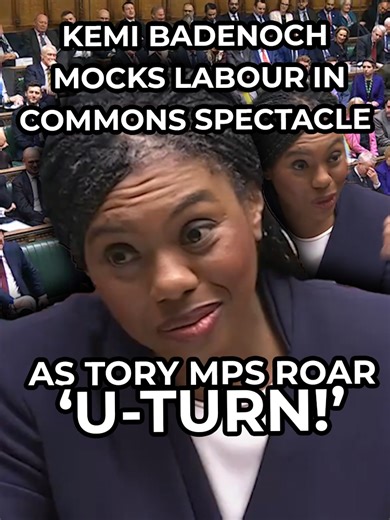 In an extraordinary display, Kemi Badenoch led Conservative MPs in a coordinated chant mocking the Labour Government's growing list of policy U-turns. #LabourGovernment #KemiBadenoch #KeirStarmer #PMQS #GBNews