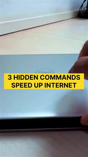 3 Hidden Commands to Speed Up Your Internet on a Windows PC 🚀 #WindowsTips #InternetSpeed #PCOptimization #TechHacks #fasterinternet