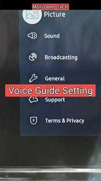 Samsung Smart TV Voice Guide Off Settings 2026 | Samsung TV Screen Reader Kaise Band Kare#smarttv