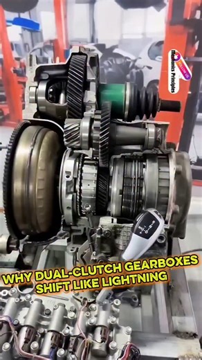 Mechanics Principles on Instagram: "⚙️ Why Dual-Clutch Gearboxes Shift Like Lightning! Dual clutch Transmission Explained... Follow for More Mechanics/Mechanical Principal, Science and Technology Videos. Like❣️ comments📋 Share📤 . #gearbox #gearboxes #dualclutchgearbox #dualclutch #dualclutchrepair #clutch #mechanics #mechanical #mechanicalengineer #mechanicalengineering #mechanicalengineers #mechanic #mechanica #mechanik #mechanicalwork"