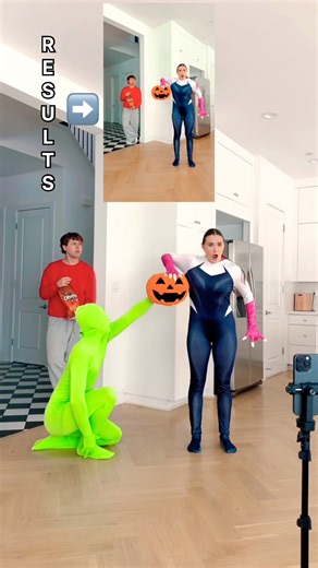 VIRAL SPOOKY SCARY SKELETON BEHIND THE SCENES🔥 #shorts #shortvideo #couple #trend #dance