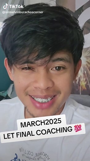 March 2025 LET Final Coaching with Sir Melvin