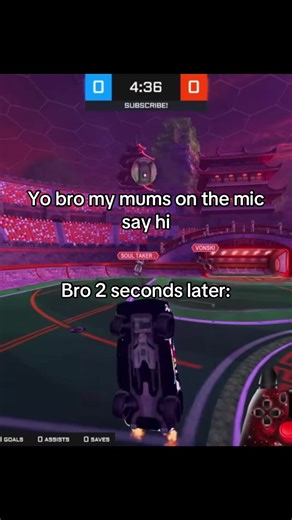 When He’s Not Allowed to Play Rocket League Anymore