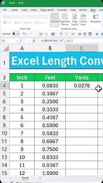 What Is the CONVERT Function in Excel? (Real Examples Explained) #shorts #excel #conversion