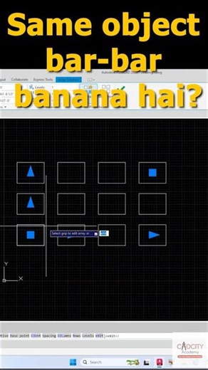 AutoCAD Tips #11 Array Command Tutorial