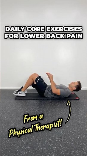 Daily Core Exercises For Lower Back Pain! [Treatment and Prevention]