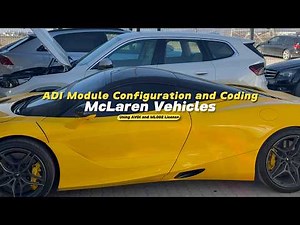 ADI Module Configuration and Coding for McLaren Using AVDI and ML00x Abrites Licenses!