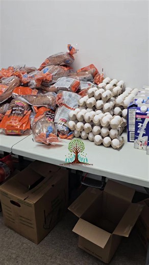 Food distribution set up for September 19th