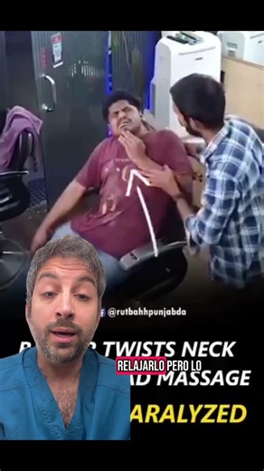 Be careful about letting anyone manipulate your neck.