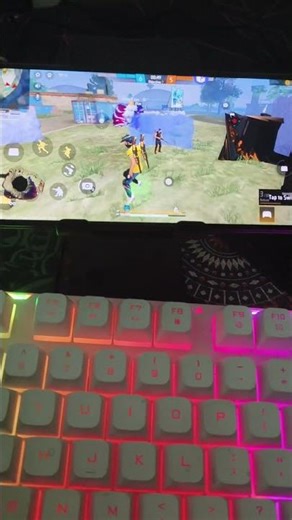 free Fire handcam keyboard mouse gameplay in mobile free fire #shorts #freefire