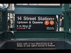 MTA NYC Subway: Train Action @ 14th Street-6th Avenue/7th Avenue via 14th Street Passageway