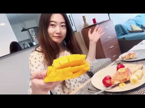 Barcelona Breakfast 🇪🇸 | Pan con Tomate, Hamón & Chocolate Bread (ASMR Eating Sounds)