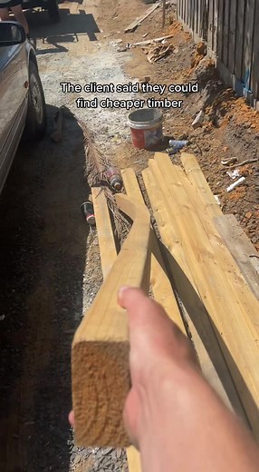 At least they saved $5 #carpentry #timber #construction #tradie #carpentrylife #apprentice #timberframe #frame #framing #bluecollar #davedoescarpentry